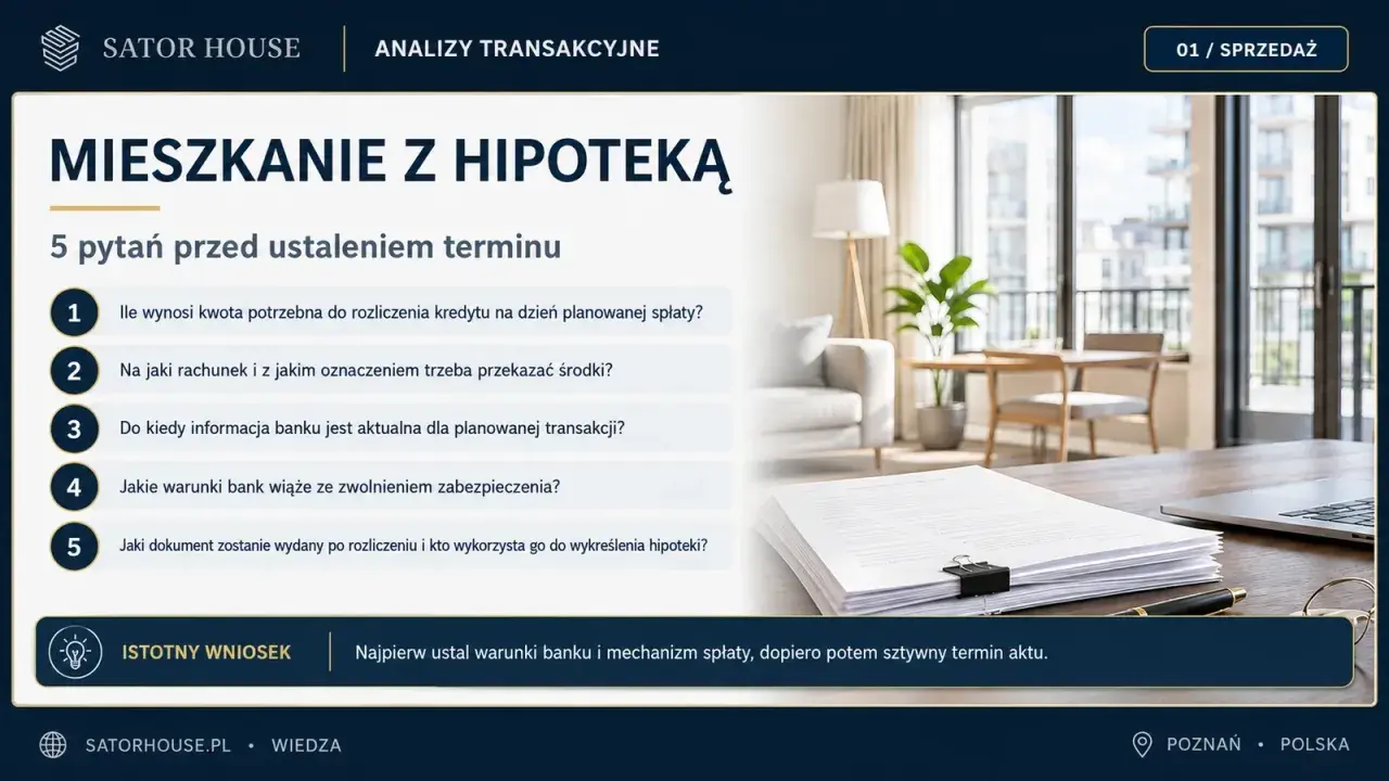 Mieszkanie z hipoteką: 5 pytań przed ustaleniem terminu. Dowiedz się, co to hipoteka i jak ją spłacić.