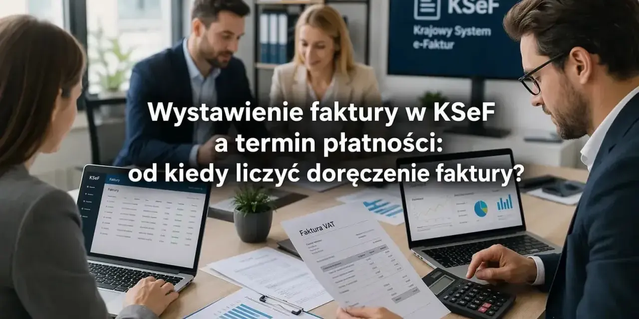 Zespół analizuje faktury VAT w KSeF. Kluczowe jest ustalenie, jaki termin płatności na fakturze jest prawidłowy i od kiedy liczyć doręczenie.